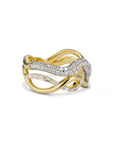 Wave Trio Ring