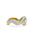 Wave Marquise Ring