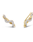 Wave Ear Crawler Earrings
