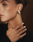 Wave Marquise Ring