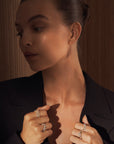 Wave Duo Cluster Ring