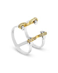 Stapled Two Pin Ring