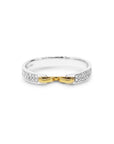 Stapled Slim Ring