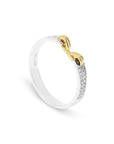 Stapled Slim Ring