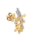Cross Splatter Earrings