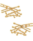 Cross Splatter Earrings
