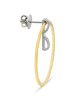 Stapled Loop Earrings