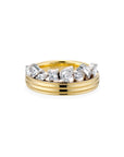 Duo Column Crown Ring