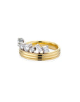 Duo Column Crown Ring
