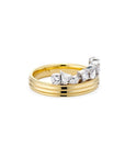 Duo Column Crown Ring