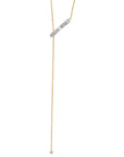 Lariat Jumbo Pin Stapled Necklace