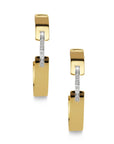 Stapled Hoop Earrings