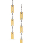 Stapled Plate Earrings