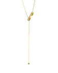 Lariat Jumbo Pin Stapled Necklace