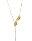 Lariat Jumbo Pin Stapled Necklace