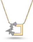 Broken Square Shards Necklace