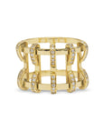 Stapled Five Pin Cage Ring