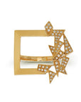 Broken Square Shards Ring