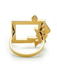 Broken Square Shards Ring