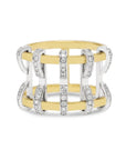 Stapled Five Pin Cage Ring