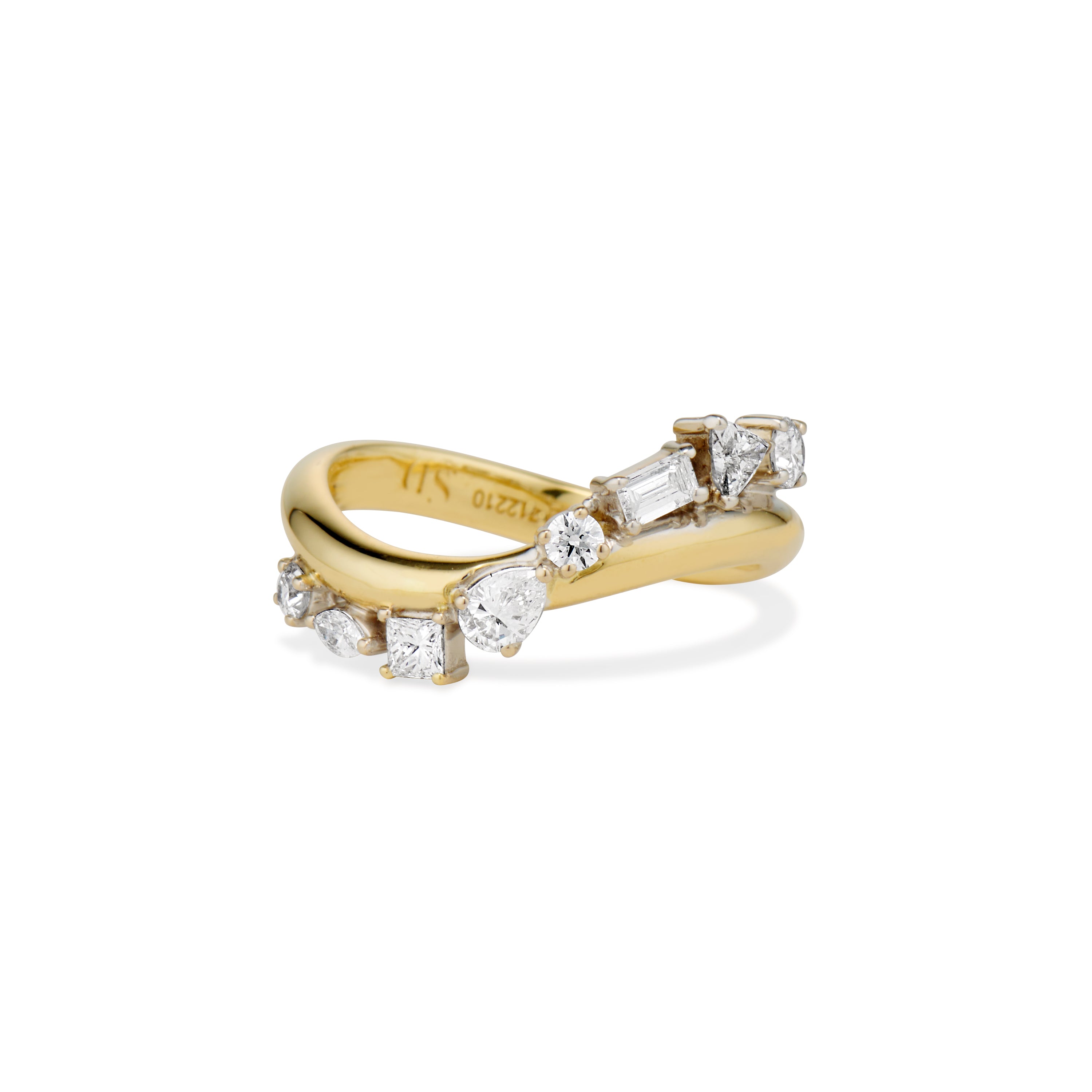 Wave Duo Cluster Ring