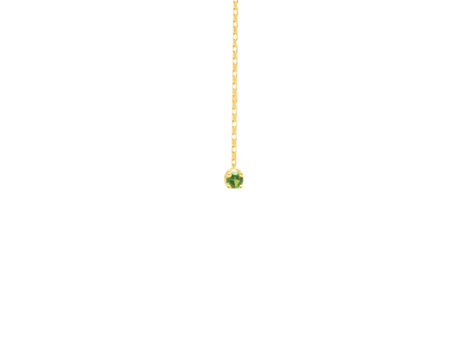 Lariat Jumbo Pin Stapled Necklace