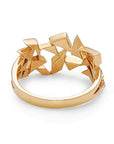 Curved Shards Midi Ring