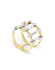 Stapled Five Pin Cage Ring